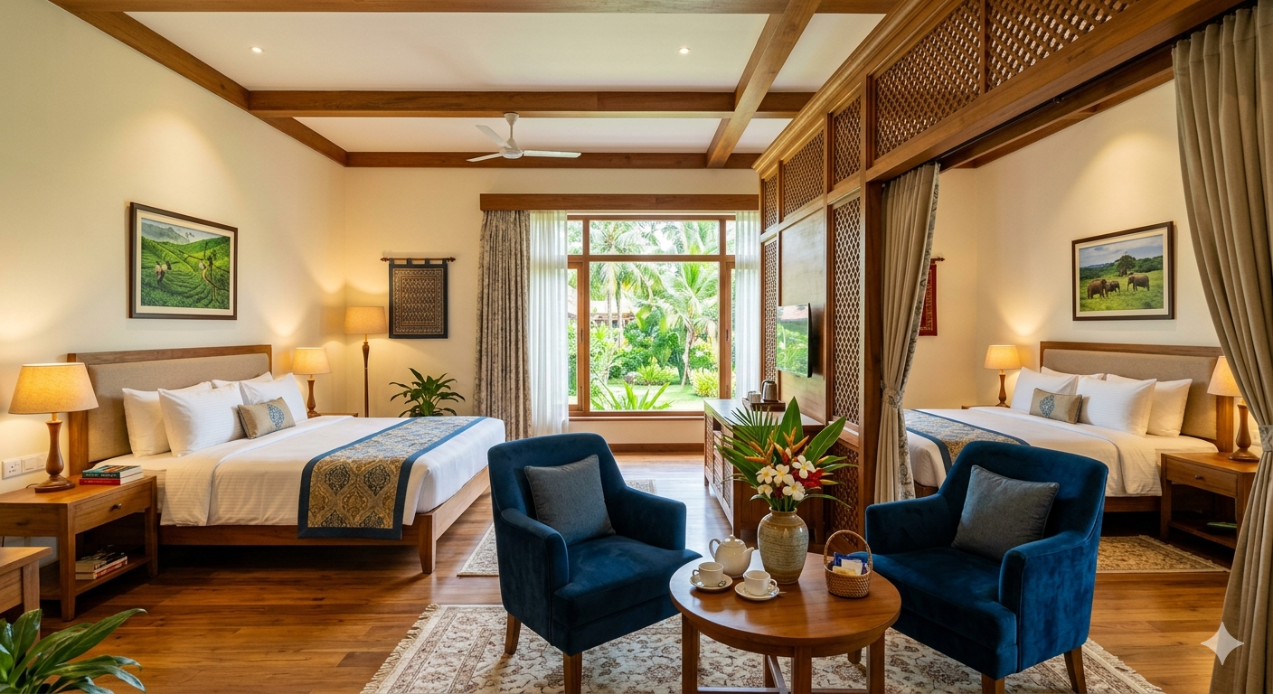 Spacious shared companion suite